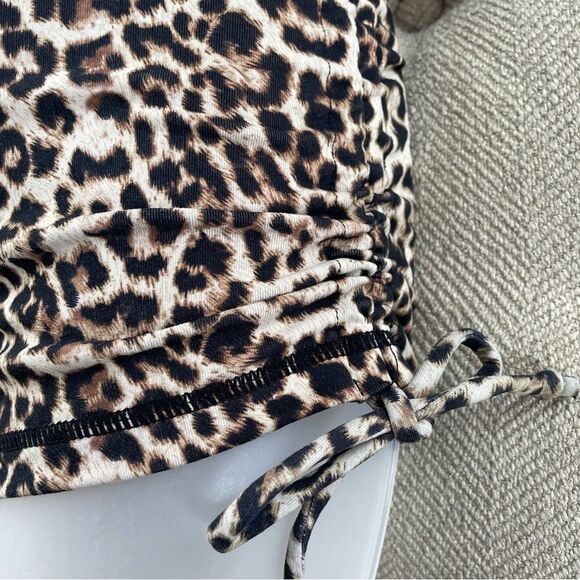 Zyia Active Cheetah Print Scrunch Shorts Mob Wife S - Picture 3 of 8